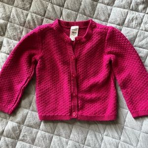 Carters pink cardigan size 18 months